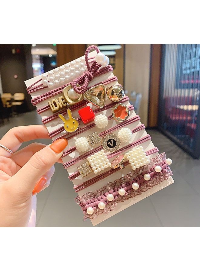 ZCM-HAPPY 44-Piece Hair Ties Cute Headwear Hair Ties 5.5cm - Image 5