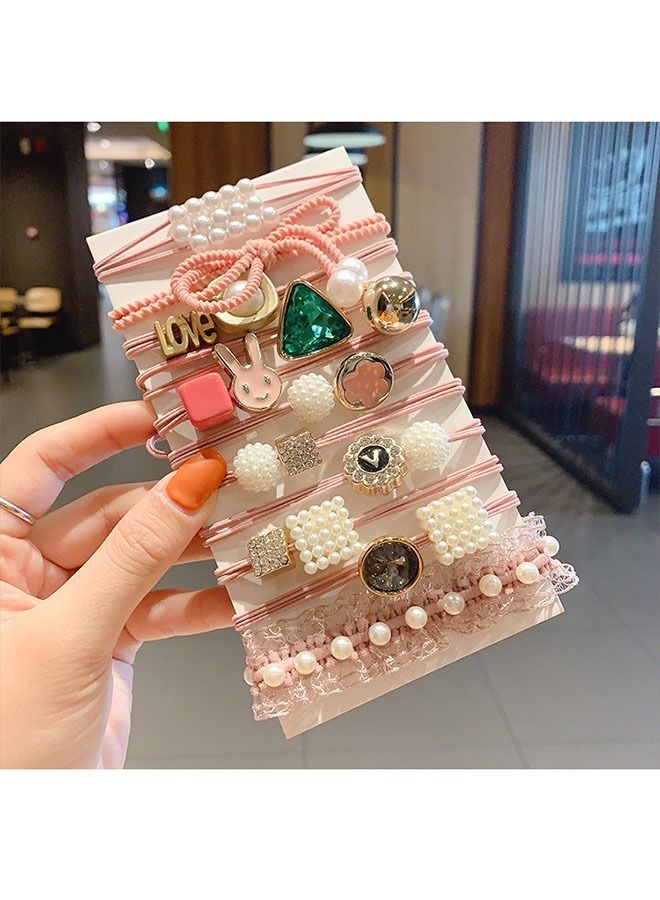 ZCM-HAPPY 44-Piece Hair Ties Cute Headwear Hair Ties 5.5cm - Image 3