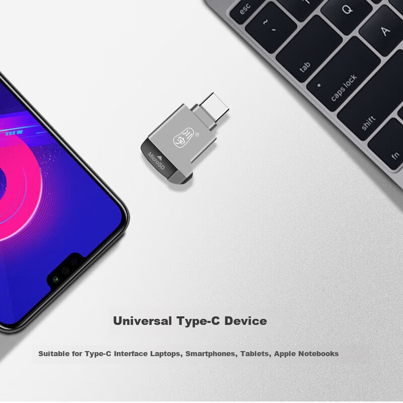 Chuanyu USB-C High-Speed TF Card Reader Type-C, DSLR Camera Storage Card, Dash Cam, Drone Computer, Apple 15 Phone Memory Card Mini Reader - Image 2