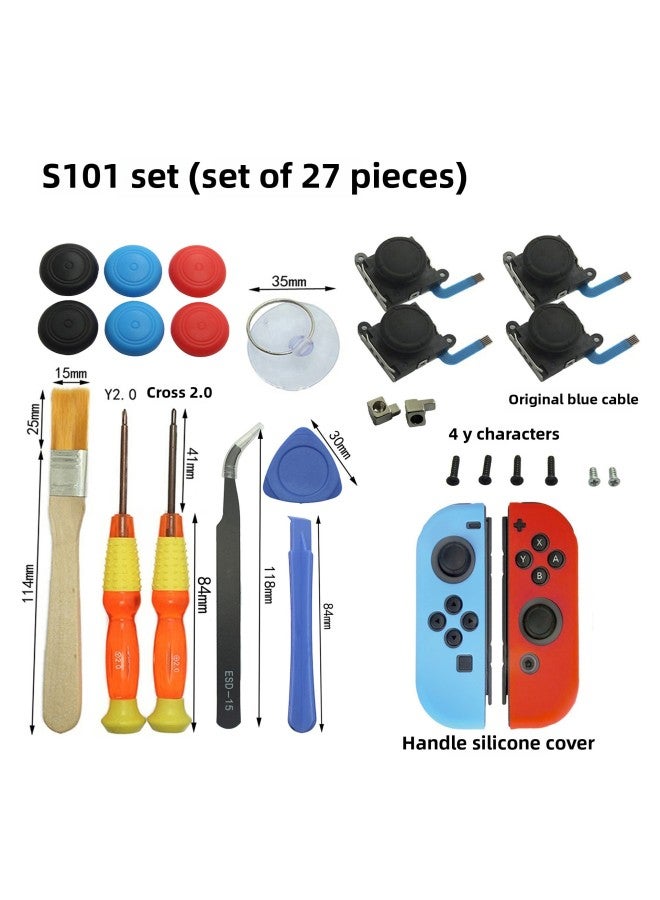 Switch3D JOYstick JOY-CON HanDle Repair Tool Switch Disassembly ScrewDriver Lock Cat Claw Cap-Product Color:Original Plastic Lock  - Image 2