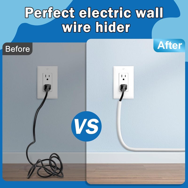 PVC wire slot surface-mounted self-adhesive 15mm anti-stepping decorative household wire network cable takes the wire slot soft line wiring home improvement, white 5m - Image 5