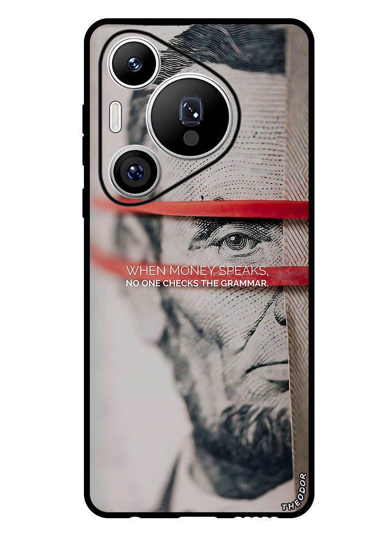 Theodor Protective Case Anti Scratch Shock Proof Bumper Cover For Huawei Pura 70 Pro Plus When money speaks - Image 1