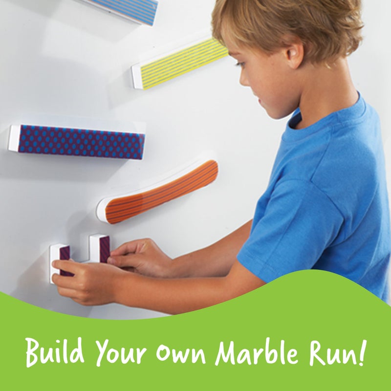 Learning Resources Learning Resources Tumble Trax Magnetic Marble Run, STEM Toy, 28 Piece Set, Ages 5+ - Image 3