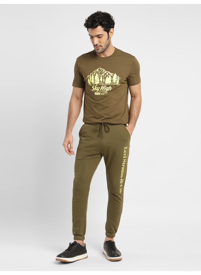 Levi's Men's Olive Regular Joggers  - Image 2