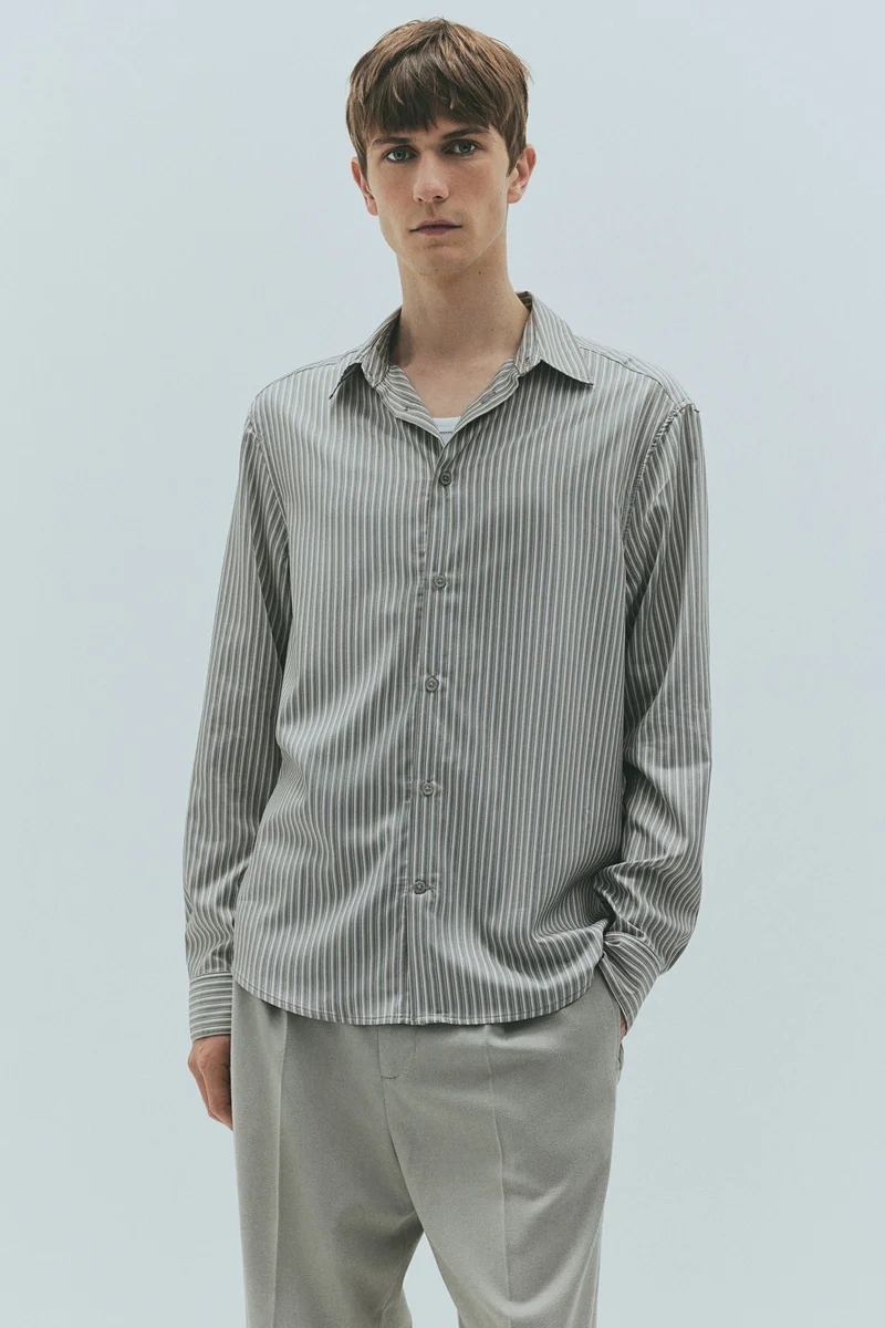 اتش اند ام قميص بقصّة عادية