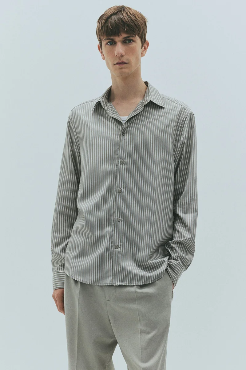 اتش اند ام قميص بقصّة عادية