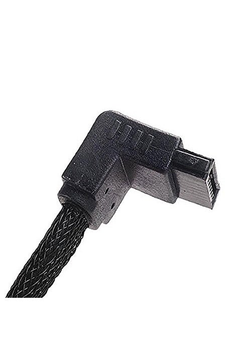 SilverStone Silverstone Tek 90 Degree SATA III Cable with NonScratch Locking Mechanism CP08  - Image 5