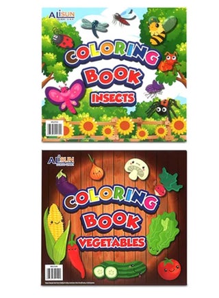 2-Piece Colouring Book vegetables and Insects Design - pzsku/Z78F955AAE22643FFD6F9Z/45/_/1652947657/654d457f-3b40-4e09-8f31-672fa7d712cc