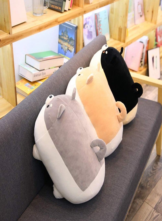 sofipal Shiba Inu Dog Plush Pillow,Cute Corgi Shiba Inu Stuffed Animal Toy Doll Gifts for Valentine,Christmas (Black, 15.7 inch) - Image 4