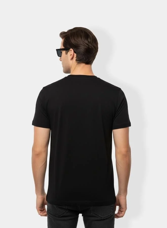 Batman Men Black Batman Graphic Crew Neck T-Shirt