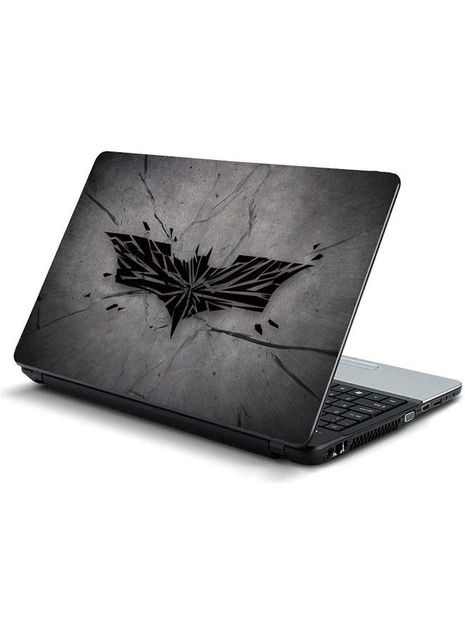 Home Trove WALLTON - Batman Logo Vinyl Laptop Skin Decal/Sticker Protector, Fits Dell, Hp, Lenovo, Toshiba, Acer, ASUS and for All Models Up to 11.6"-15.6" Inch, Pack of 1  - Image 1