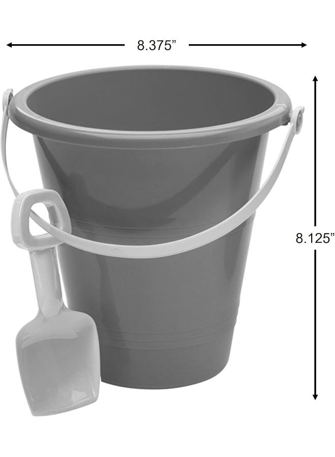 American Plastic Toys 8" Pail and Shovel - Colors May Vary - Image 3