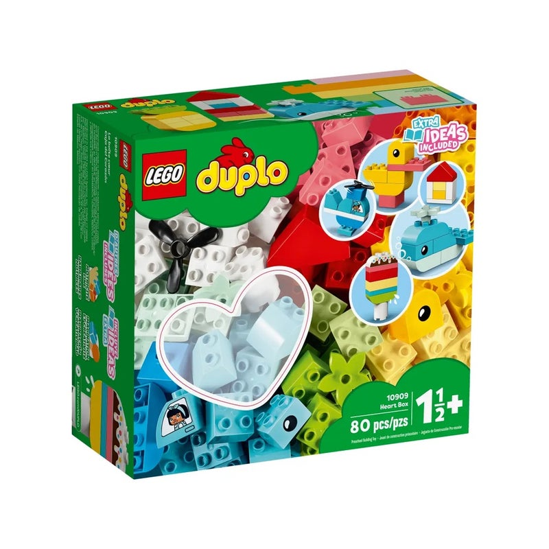 LEGO - Duplo Heart Box 80 Pieces - 10909 - Image 1