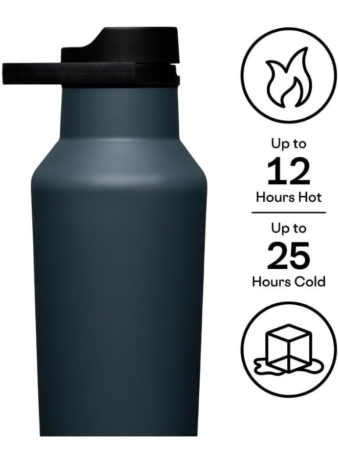CORKCICLE Corkcicle Insulated Canteen Travel Water Bottle, Triple Insulated Stainless Steel, Easy Grip Straw Mouth, Keeps Beverages Cold for 25 Hours or Warm for 12 Hours, 20 oz, Rucksack - Image 4
