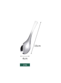 Stainless Steel Soup Spoon Child Feeding Utensil Deep BowlCount Spoon No. 2 Count Spoon No. 2