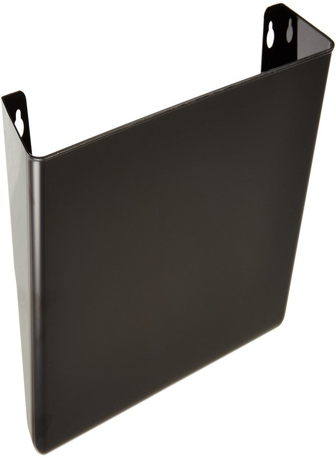Deflecto Docupocket Stackable Wall Pocket, 13” x 4” x 7", Black - Image 1