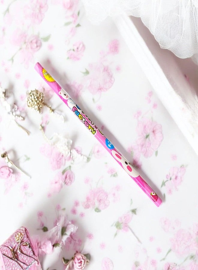 Tresneria Kids Stationery Set | Pack of 10 | Pencil | Eraser | Sharpener | Ruler | Notebook | Birthday Return Gift | Pink Blush - Image 3