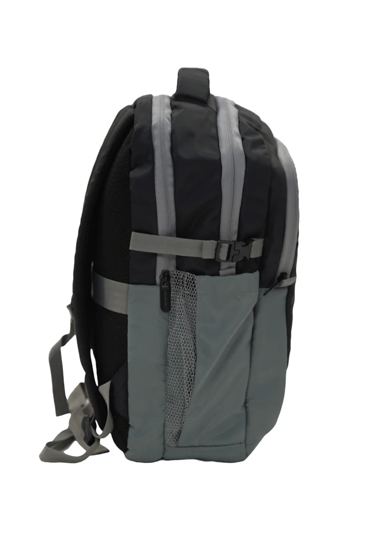 جيوردانو Giordano Orion Backpack Black Grey 19-Inches, Travel-Friendly & Versatile Lightweight Bag with Multi-Compartment, Laptop Padding – Ideal Bag for Men Women Office Work Outdoor