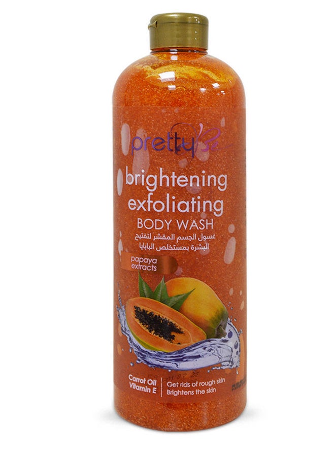 Pretty Be - Brightening Exfoliating Body Wash Papaya Extracts, Carrot Oil, and Vitamin E 1000ml - Image 1