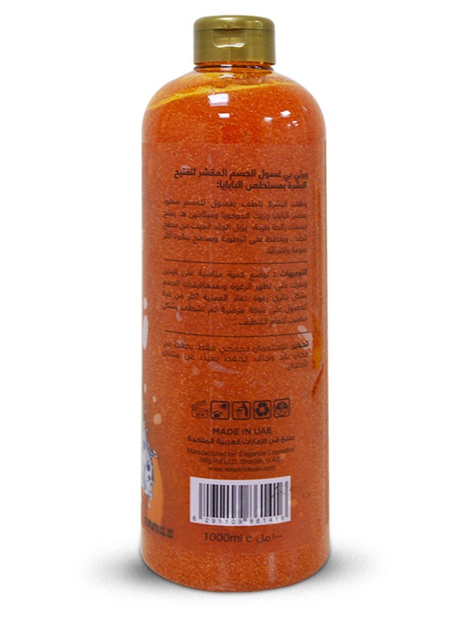 Pretty Be - Brightening Exfoliating Body Wash Papaya Extracts, Carrot Oil, and Vitamin E 1000ml - Image 1
