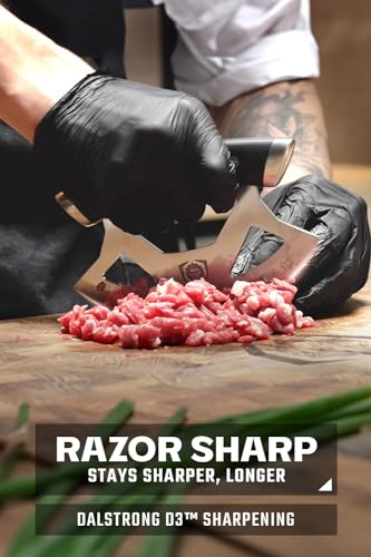 Dalstrong Ulu Knife - 7 inch - Rocking, Mincing, Slicing Meat & Herb Knife - Gladiator Series Elite - High-Carbon 5CR15MOV Steel - Razor Sharp Kitchen Knife - G10 Handle - Chef Knife - Image 2