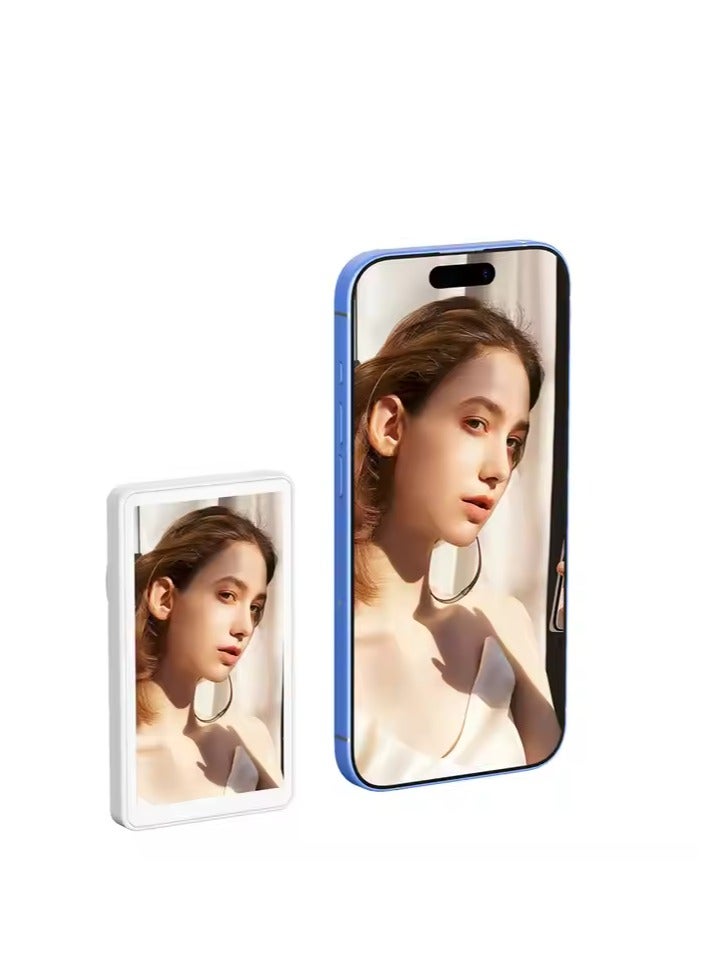 Magnetic Wireless Phone Selfie Monitor Bluetooth Vlog Screen with Real-Time Rear Camera Sync Compatible for  Selfies YouTube TikTok - Image 3
