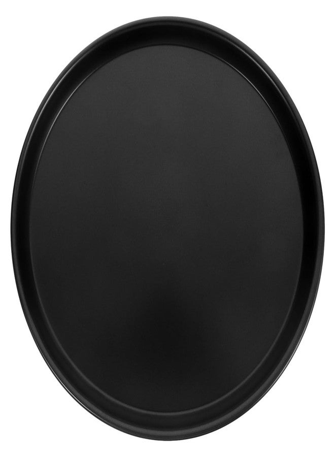 STOBAZA 12.6 Inch Non-Stick Round Oven Pizza Crisper Pan Versatile Baking Tray for Heating Freezing Frying and Food Preservation - Image 1