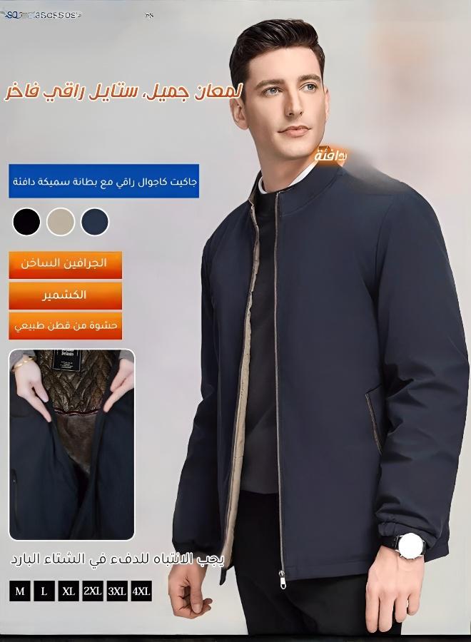 جاكيت رجالي ببطانة جرافين سميكة لملابس الشتاء - Image 2