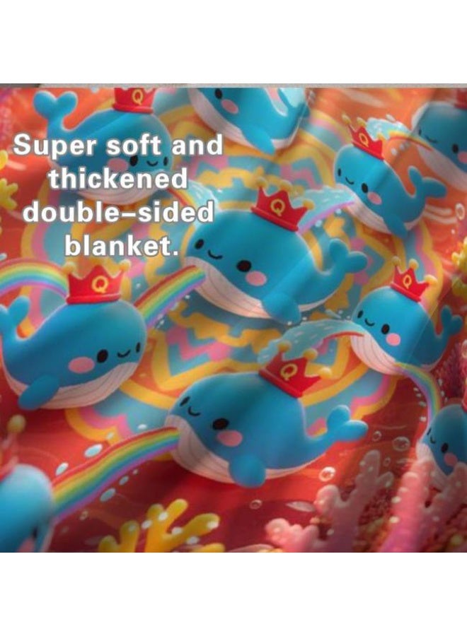 عام Wisdom Fairy (أحدث) بطانية رقيقة من الفانيلا (دافئة ومريحة، ومناسبة للنوم، واستخدام اللعبة، وإزالة الغبار والرمل) 150 سم * 200 سم - 7 - Image 5