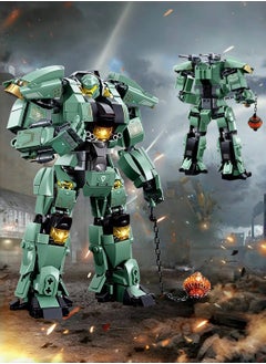 بيوينتي Transformable Mecha Building Blocks Kit - 542 PCS STEM Robot Toy for Adults  Kids (10+), Creative Ramadan Gift  Engineering Project (24x17x12cm)  - Image 1