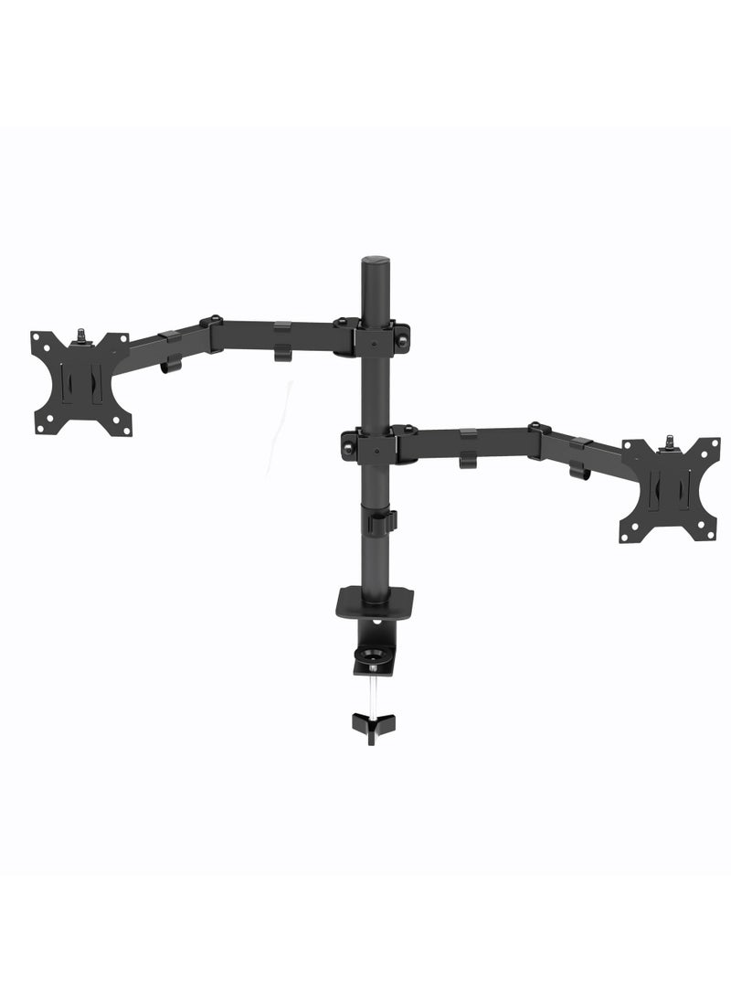 KYD - 14-28 Inch Dual Monitor Stand, Multidirectional control Dual Monitor Mount, Monitor Stand 2 Monitors, Ergonomic Adjustable Tilt/Swivel/Rotate - Image 1