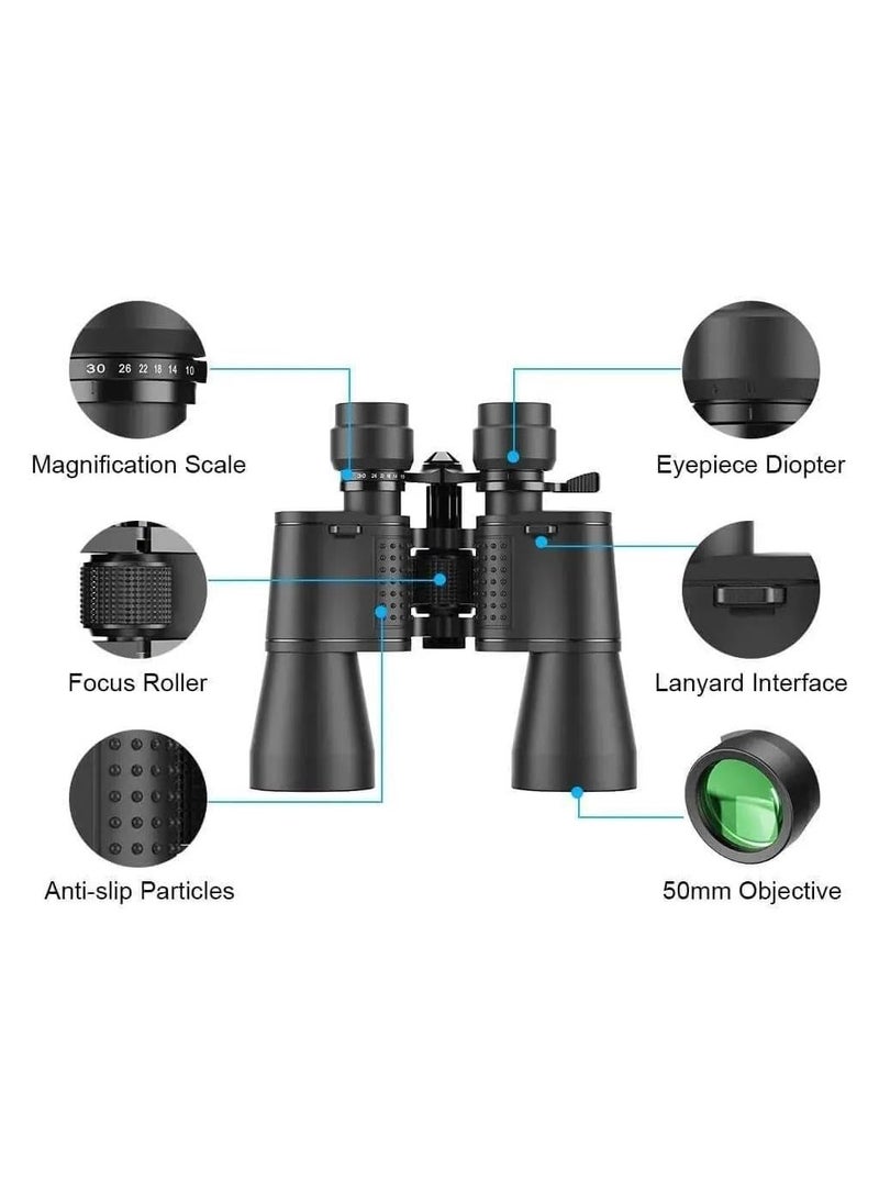 APEXEL Binoculars 10-30 x 50 Zoom Optical Binoculars for Adults and Children  - Image 2