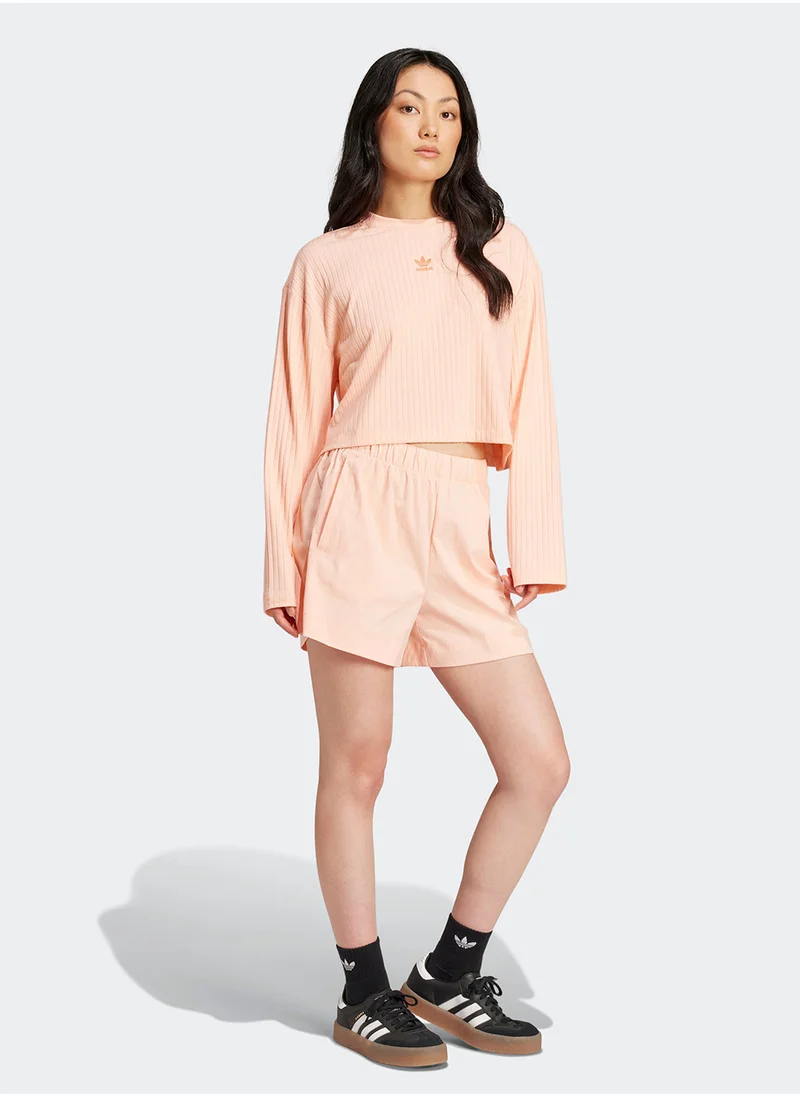 اديداس اوريجينالز Essentials Wide Ribbed T-Shirt