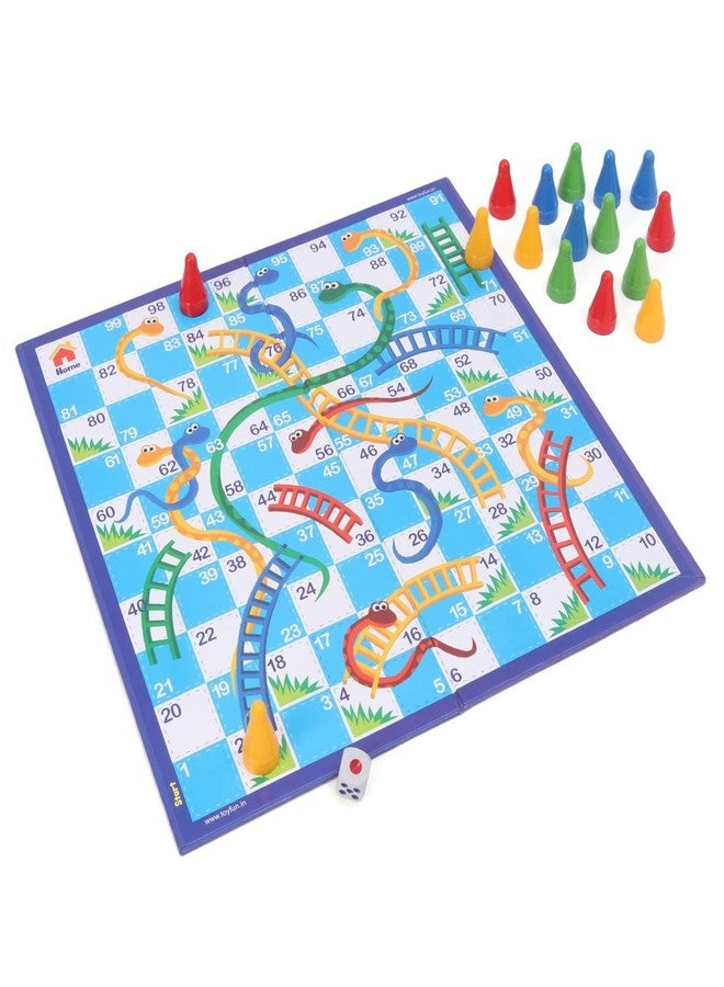 SARTHAM 2 in 1 Board Games, Ludo and Snake and Ladder, Multicolor, Age 4+ - Image 4
