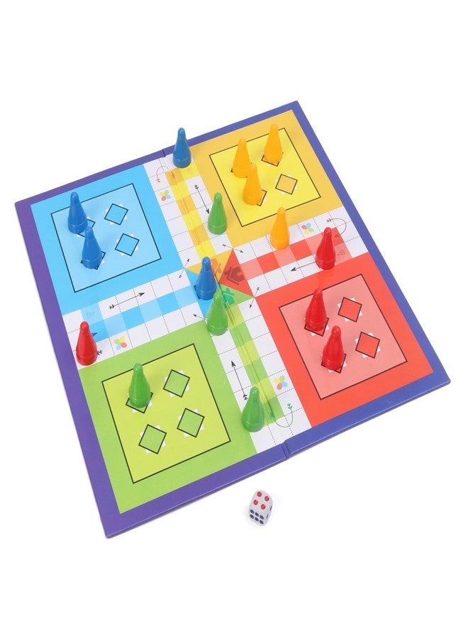 SARTHAM 2 in 1 Board Games, Ludo and Snake and Ladder, Multicolor, Age 4+ - Image 5