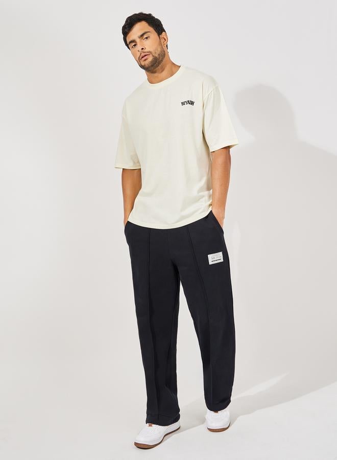 Styli Streetwear Back Varsity Print Oversized T-Shirt - Image 2