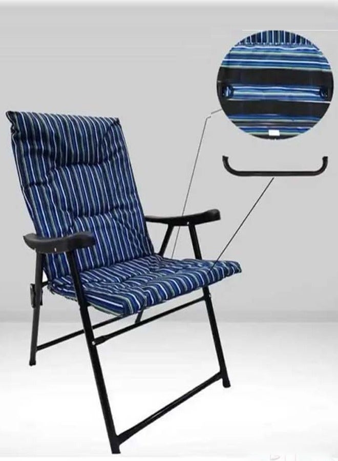 كادي ون كرسي تخييم قابل للطي مقعد تخييم مبطن خفيف الوزن بظهر مرتفع للتخييم في الهواء الطلق والشاطئ للتخييم و الرحلات - Image 2