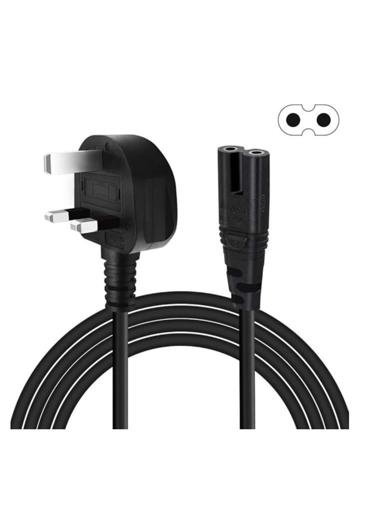 Terabyte كابل طاقة ذو طرفين لجهاز HP Envy/OfficeJet، Canon Pixma/Maxify، إبسون، Brother، طابعة Dymo Label Writer، سوني بلاي ستيشن 2/3/4 (PS2/PS3/PS4)، إكس بوكس ون إكس، إكس بوكس 1s - Image 1