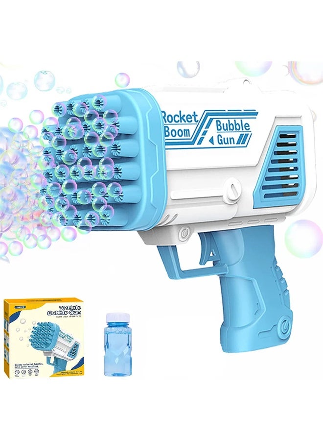 TOY GARDEN 36-Hole Electric Bubble Gun for Kids – Rechargeable Bubble Machine with Soap Solution, Indoor & Outdoor Toy for Toddlers and Girls - Image 2