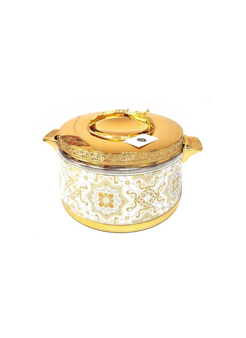 LTR Hotpot Metal Gold and Silver Design 5.5L 