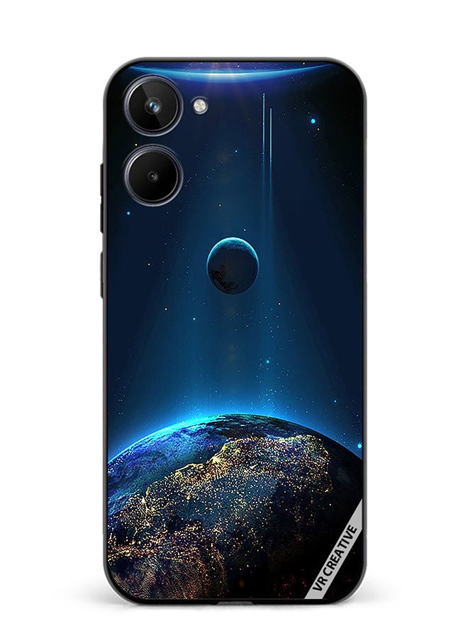 VR CREATIVE Protective Case Cover For Realme 10 Galaxy Design Multicolour - Image 1