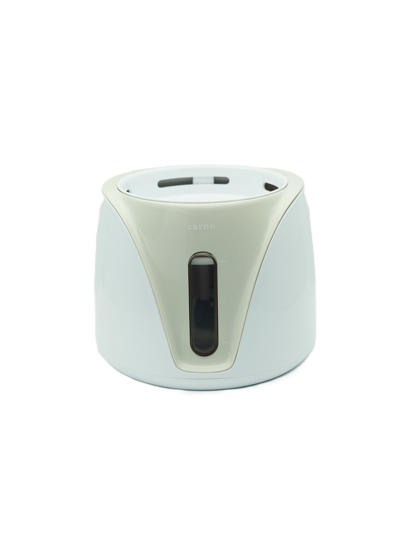 Carno Pet Water Fountain with Water Level Sensor - 2L Automatic Cat & Dog Water Dispenser - Quiet, Energy-Efficient, and Easy to Clean - BPA-Free for Safe Drinking Water
