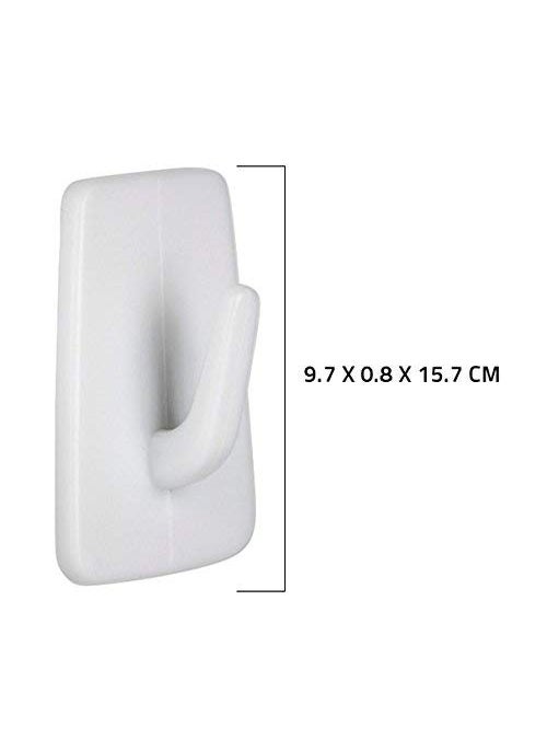 Command Command 3M 17066Anz Micro Hook White 3 Hooks and 4 Strips Pack of 3  - Image 5