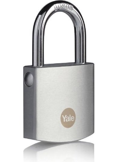 Yale Dmu Chrome Plated Padlock 40 mm Two Way Silver - White 1 Piece  - Image 2