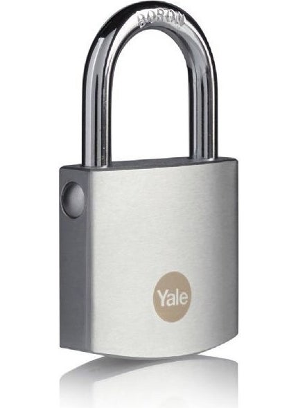 Yale - Dmu Chrome Plated Padlock 40 mm Two Way Silver - White 1 Piece - Image 1