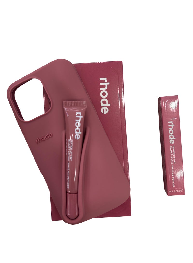 rhode Simple Lip Support Adhesive Iphone Mobile Phone Case Mobile Phone Lip Gloss Rubber Case Moisturizing Lipstick Lip Support(Salty tan) - Image 5