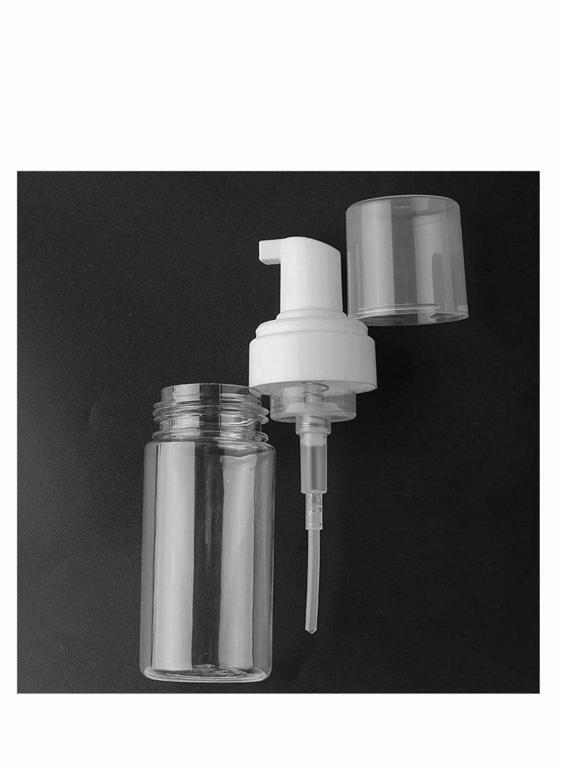 Excefore زجاجة مضخة موزع x6 60مل زجاجة مضخة - مثالية لتفريغ الشامبو وكريمات الشمس والجل والسوائل الأخرى زجاجات سفر 60مل قابلة لإعادة الملء زجاجات بلاستيكية فارغة - Image 2