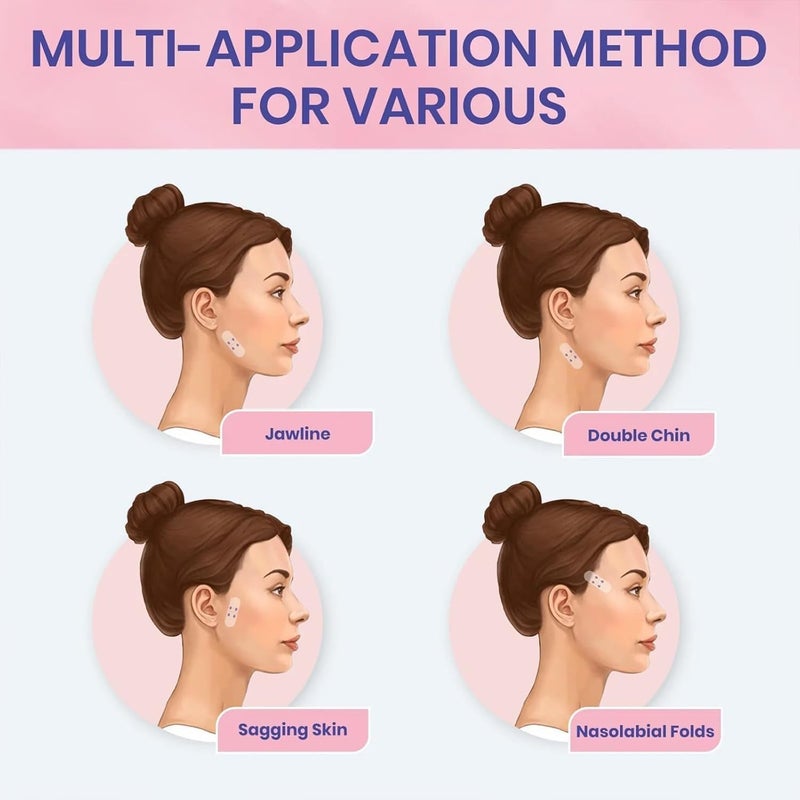 V face shaping invisible pull sticker (including neck sticker) a box of 40 pieces - Image 3