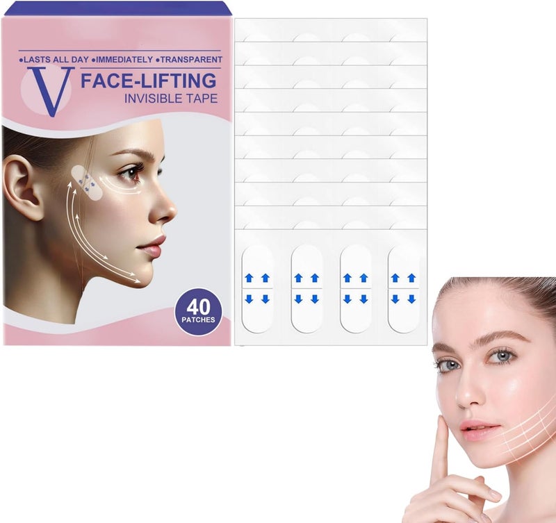 V face shaping invisible pull sticker (including neck sticker) a box of 40 pieces - Image 1