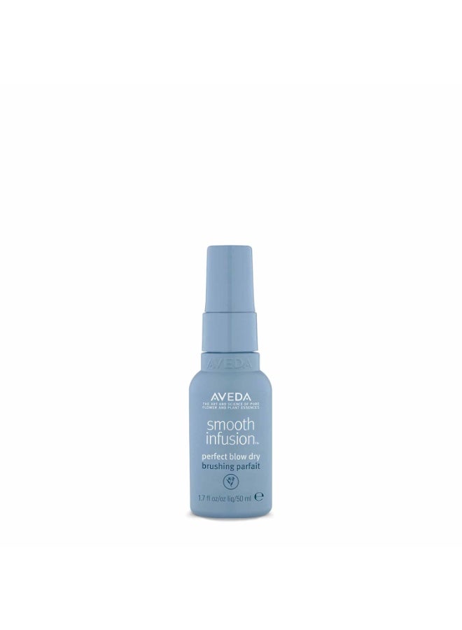 Aveda Smooth Infusion Perfect Blow Dry Blowout Spray for Sleek, Straight Hair 72 Hours of Anti-Frizz Protection, Silicone Free - 95% Naturally Derived Style Travel Size